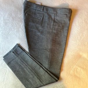 Banana Republic straight leg with a slight taper at the ankle dress pants.